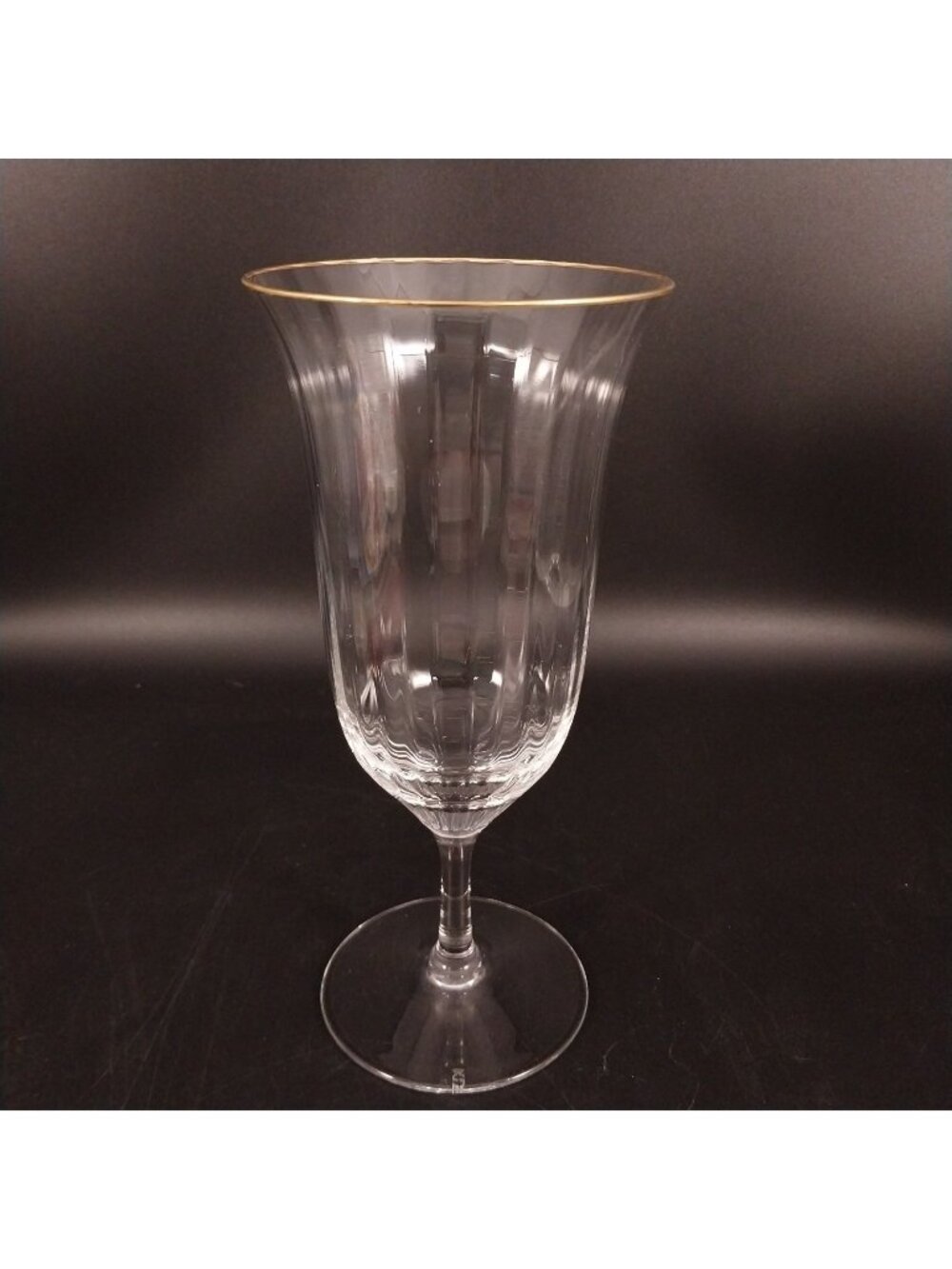 Spiegelau Champs Elysee Iced Tea Glass 8-1/8" Gold Rim Optic Crystal